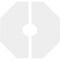 Ekena Millwork Logan Architectural Grde PVC Contemporary Ceiling Medallion, Two Piece, 14"OD x 3"ID x 4 3/4"C x 1"P CMP14LG2-03000 - alternate 2